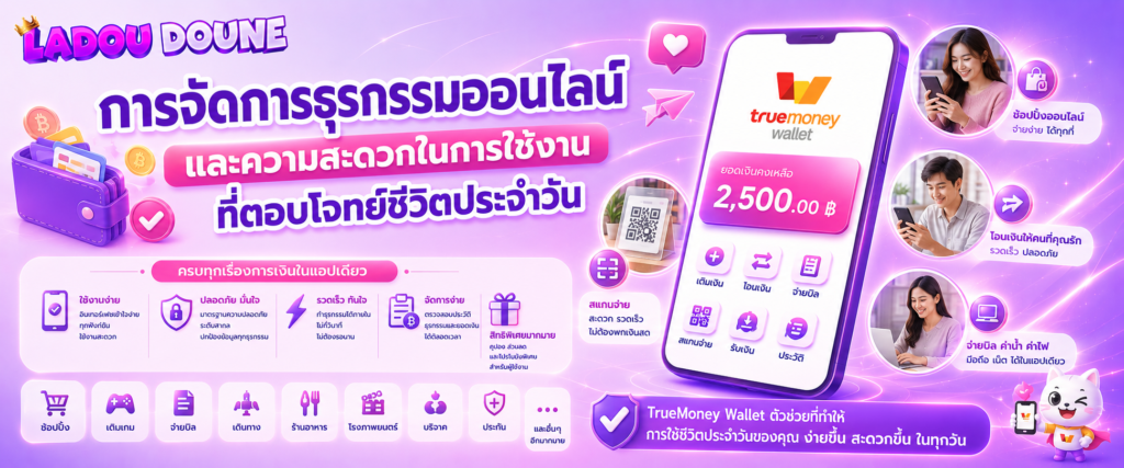 การจัดการธุรกรรมออนไลน์และความสะดวกในการใช้งานที่ตอบโจทย์ชีวิตประจำวัน