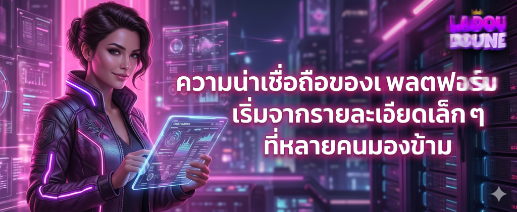 ความน่าเชื่อถือของแพลตฟอร์มเริ่มจากรายละเอียดเล็ก ๆ ที่หลายคนมองข้าม