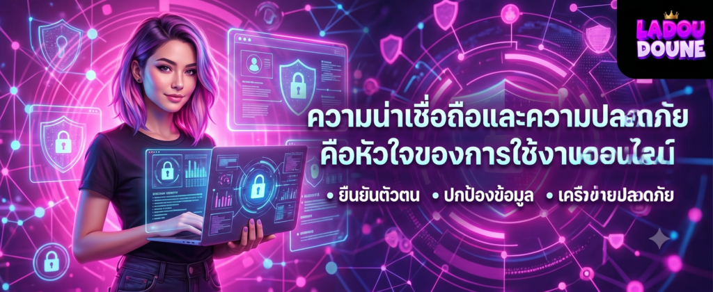 ความน่าเชื่อถือและความปลอดภัยคือหัวใจของการใช้งานออนไลน์