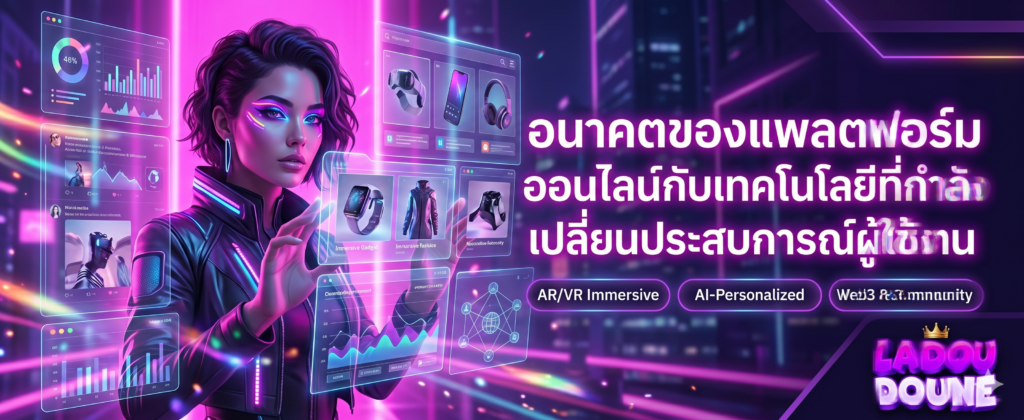 อนาคตของแพลตฟอร์มออนไลน์กับเทคโนโลยีที่กำลังเปลี่ยนประสบการณ์ผู้ใช้งาน