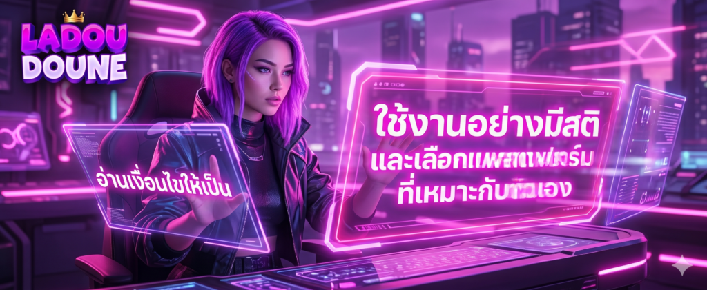 อ่านเงื่อนไขให้เป็น ใช้งานอย่างมีสติ และเลือกแพลตฟอร์มที่เหมาะกับตัวเอง
