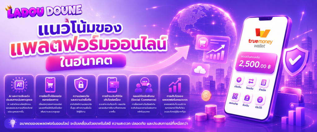 แนวโน้มของแพลตฟอร์มออนไลน์ในอนาคต
