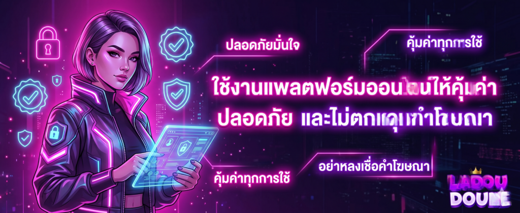 ใช้งานแพลตฟอร์มออนไลน์ให้คุ้มค่า ปลอดภัย และไม่ตกหลุมคำโฆษณา